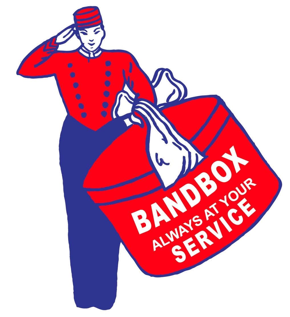 Vintage Band Box storefront from 1953