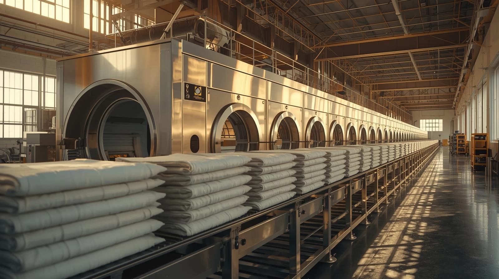 Launderaids laundry process showcasing four generations of excellence